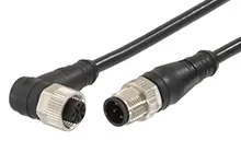 Produktfoto 1 von Molex 120066, 5-polig Sensor-Betätigungselementkabel, M12 Buchse 5 / M12 Stecker, Länge 3 m