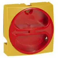 Produktfoto 1 von Legrand Gelb, Rot Vistop Drehgriff, IP40