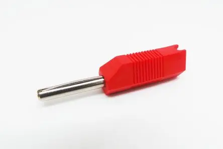 Produktfoto 1 von Deltron Stecker Rot Bananenstecker, Kontakt Nickel, 50V 16A, Schraubanschluss