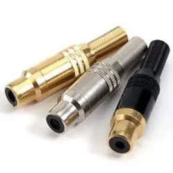 Produktfoto 1 von Deltron Gerade Cinchbuchsen, Gold, 50V ac, Kabel 5A