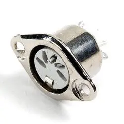 Produktfoto 1 von Deltron 630 Standard DIN-Buchse Gerade 3-polig, DIN 41524, DIN 45322, DIN 45329, DIN 45326, DIN 45327, 34V ac/dc 2A