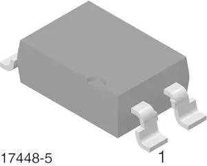 Produktfoto 1 von Vishay SFH Oberfläche 1 Optokoppler DC-In, 4-Pin SMD, Isolation 5.3 kVrms