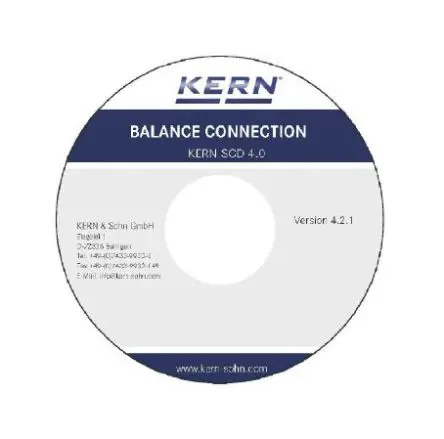 Produktfoto 1 von Kern Balance Connection Software für Windows 10, Windows 7, Windows 8, Windows 8.1, Windows Vista, Windows XP