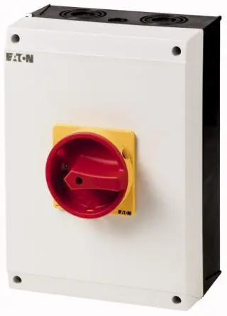 Produktfoto 1 von Eaton P3-100 Trennschalter 3-polig SMD 100A 55 kW Rot IP65 3-phasig