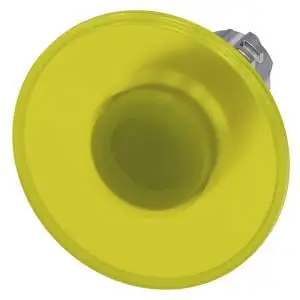 Produktfoto 1 von Siemens SIRIUS ACT 3SU10 Drucktastenkopf Ø 22 mm, Gelb Rastend Rund Rund Kunststoff, IP66