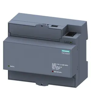 Produktfoto 1 von Siemens 7KM PAC3200T Energiemessgerät Digital 90 mm x 108 mm Digital / 3-phasig 1 Ausg. 1 Eing.
