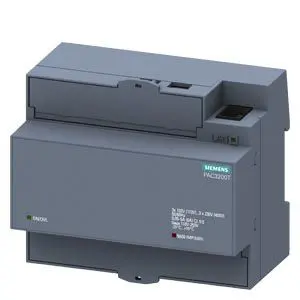 Produktfoto 1 von Siemens 7KM PAC3200T Energiemessgerät Digital 90 mm x 108 mm Digital / 3-phasig 1 Ausg. 1 Eing.