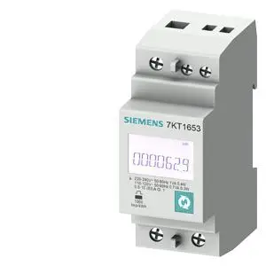 Produktfoto 1 von Siemens 7KT PAC1600 Energiemessgerät LCD 90 mm x 36 mm Digital / 1-phasig Impulsausgang