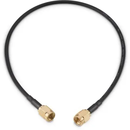 Produktfoto 1 von Wurth Elektronik SMA RG174 Koaxialkabel, Abgeschlossen, 50 Ω, 304.8 mm, Aussen ø 2.7 mm Außen-ø , Weiß