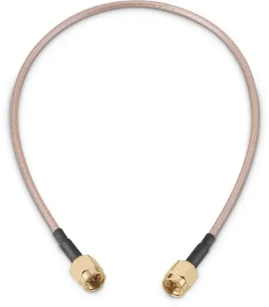 Produktfoto 1 von Wurth Elektronik SMA RG316 Koaxialkabel, Abgeschlossen, 50 Ω, 304.8 mm, Aussen ø 2.49 mm Außen-ø , Weiß