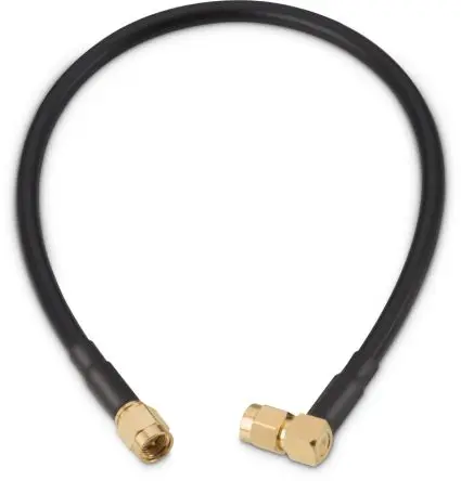 Produktfoto 1 von Wurth Elektronik SMA RG58 Koaxialkabel, Abgeschlossen, 50 Ω, 152.4 mm, Aussen ø 4.95 mm Außen-ø , Weiß