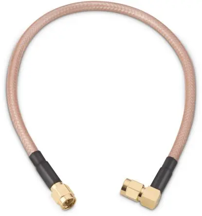 Produktfoto 1 von Wurth Elektronik SMA RG142 Koaxialkabel, Abgeschlossen, 50 Ω, 152.4 mm, Aussen ø 4.95 mm Außen-ø , Weiß