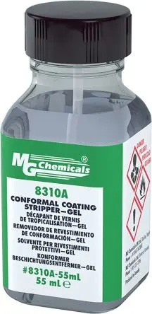 Produktfoto 1 von MG Chemicals 8310A Acrylat, Flussmittelentfernung Schutzlack- Entferner -Gel Klar, Flasche -10 °C 55 ml 40 °C
