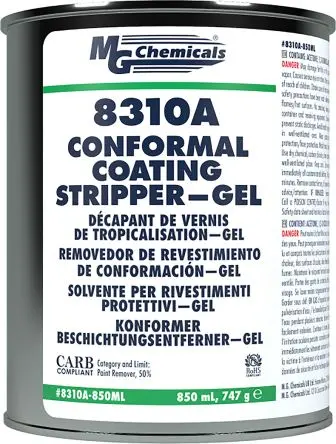 Produktfoto 1 von MG Chemicals Acrylat, Leiterplatte Schutzlack- Entferner -Gel Klar, Zinn 850 ml