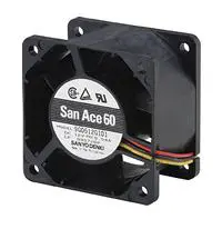 Sanyo Denki 9G DC-Axiallüfter, Kugellager, 24 V dc / 20.4W, 60 x 60 x 38mm, 110.4m³/h