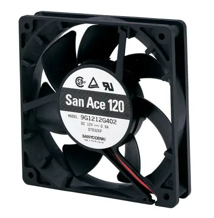 Sanyo Denki 9G DC-Axiallüfter, Kugellager, 24 V dc / 4.08W, 120 x 120 x 25mm, 149.5m³/h