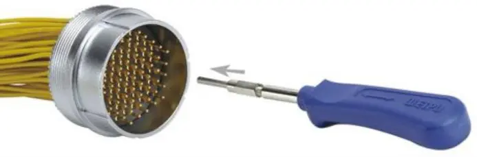 Produktfoto 1 von RS PRO RT Ausziehwerkzeug, Crimpbefestigung, Ausziehwerkzeug für Größe  1.5 mm