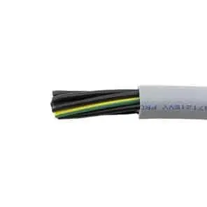 Alpha Wire YY Steuerkabel, 2-adrig 1.5mm² Ungeschirmt Grau, 50 m, Polyvinylchlorid