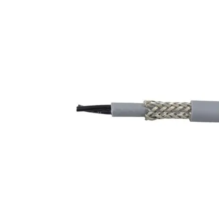 Alpha Wire CY Steuerkabel, 2-adrig 1.5mm², 50 m Grau Geschirmt, Polyvinylchlorid