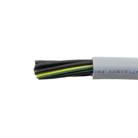 Produktfoto 1 von Alpha Wire YY Steuerkabel, 9-adrig 1mm² 17 AWG Ungeschirmt Grau, 50 m, Polyvinylchlorid