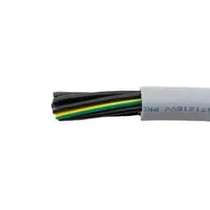 Alpha Wire YY Steuerkabel, 2-adrig 1.5mm² Ungeschirmt Grau, 100 m, Polyvinylchlorid