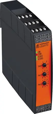 Produktfoto 1 von Dold UG6970 Sicherheitsrelais für Sicherheitssteuerung 24V dc LED-Anzeige Kat. 4, SIL 3, PLe, CAT 4