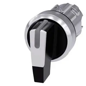 Produktfoto 1 von Siemens SIRIUS ACT 3SU10 Wählschalterkopf Beleuchtet 3-Positionen 22 mm Rastend