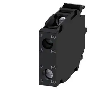 Produktfoto 1 von Siemens SIRIUS ACT 3SU14 Kontaktmodul 1 Wechsler 500V ac/dc Schraube