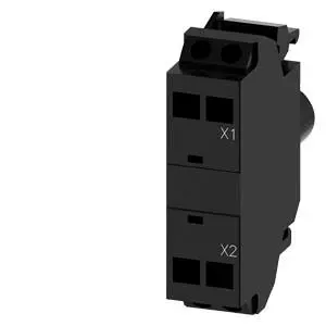 Produktfoto 1 von Siemens SIRIUS ACT 3SU14 LED Modul Anzeigenblock LED Weiß beleuchtet 110V ac Federbelastet