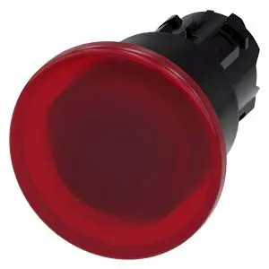 Produktfoto 1 von Siemens SIRIUS ACT Druckschalter Ø 22 mm, Rot Rastend Rund Rund Kunststoff, IP66