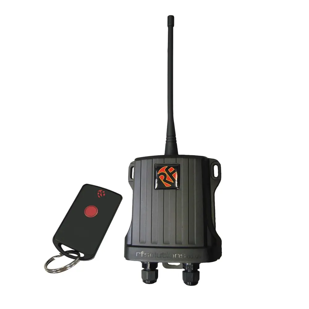 Produktfoto 1 von RF Solutions Fernbedienungssystem 433 MHz FM 1 Kan��le, 1-Tasten Handsender 12/30 V dc