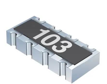 Produktfoto 1 von Bourns Serie Cat10 Widerstands-Array ISOL, 4 x 10 kΩ, 0.0625 W 5 %, Bauform 0804 Konkav