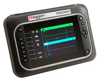 Produktfoto 1 von Megger Zeitbereichsreflektometer TDR2000/3P ±1 % 1 % 2 ns, USB