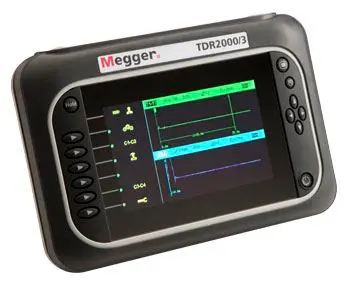 Produktfoto 1 von Megger Zeitbereichsreflektometer TDR2000/3P ±1 % 1 % 2 ns, USB
