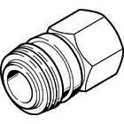 Produktfoto 1 von Festo Pneumatische Schnellsteckkupplung, Messing 3/8 in Buchse, G