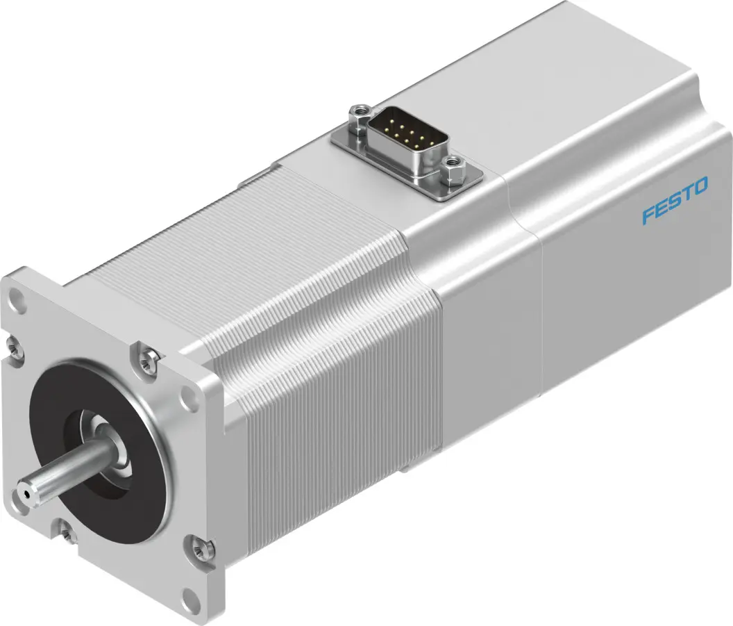Produktfoto 1 von Festo EMMS Hybrid 1.8 ° Schrittmotor 48 V / 5 A 1.4 Nm Wellen-Ø 6.35 mm