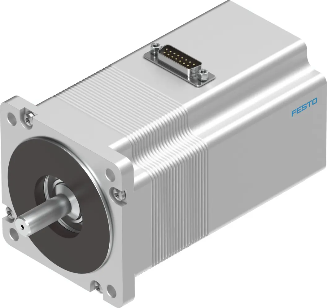 Produktfoto 1 von Festo EMMS Hybrid 1.8 ° Schrittmotor 48 V / 9.5 A 2.5 Nm Wellen-Ø 11 mm