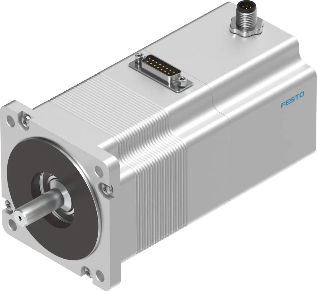 Festo EMMS Hybrid 1.8 ° Schrittmotor 48 V / 9.5 A 2.5 Nm Wellen-Ø 11 mm