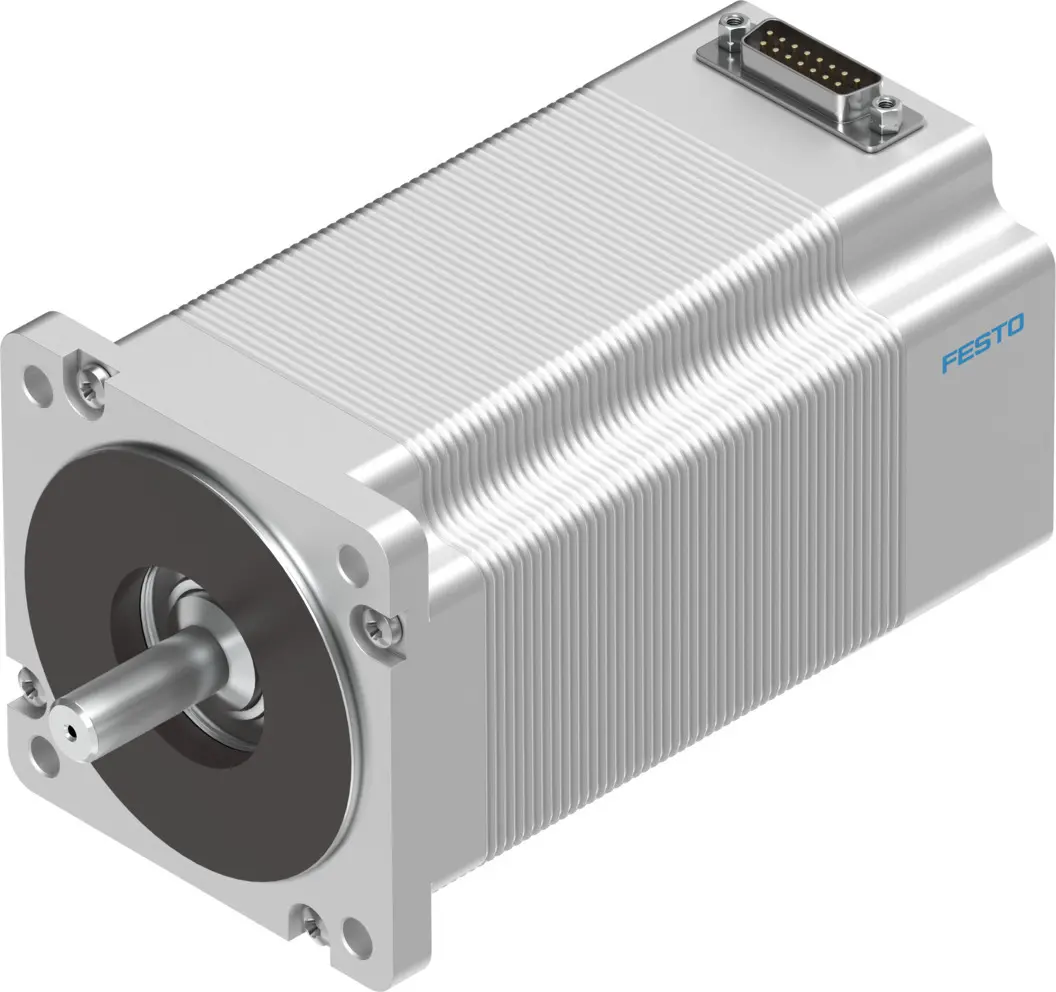 Produktfoto 1 von Festo EMMS Hybrid 1.8 ° Schrittmotor 48 V / 9.5 A 9.3 Nm Wellen-Ø 11 mm
