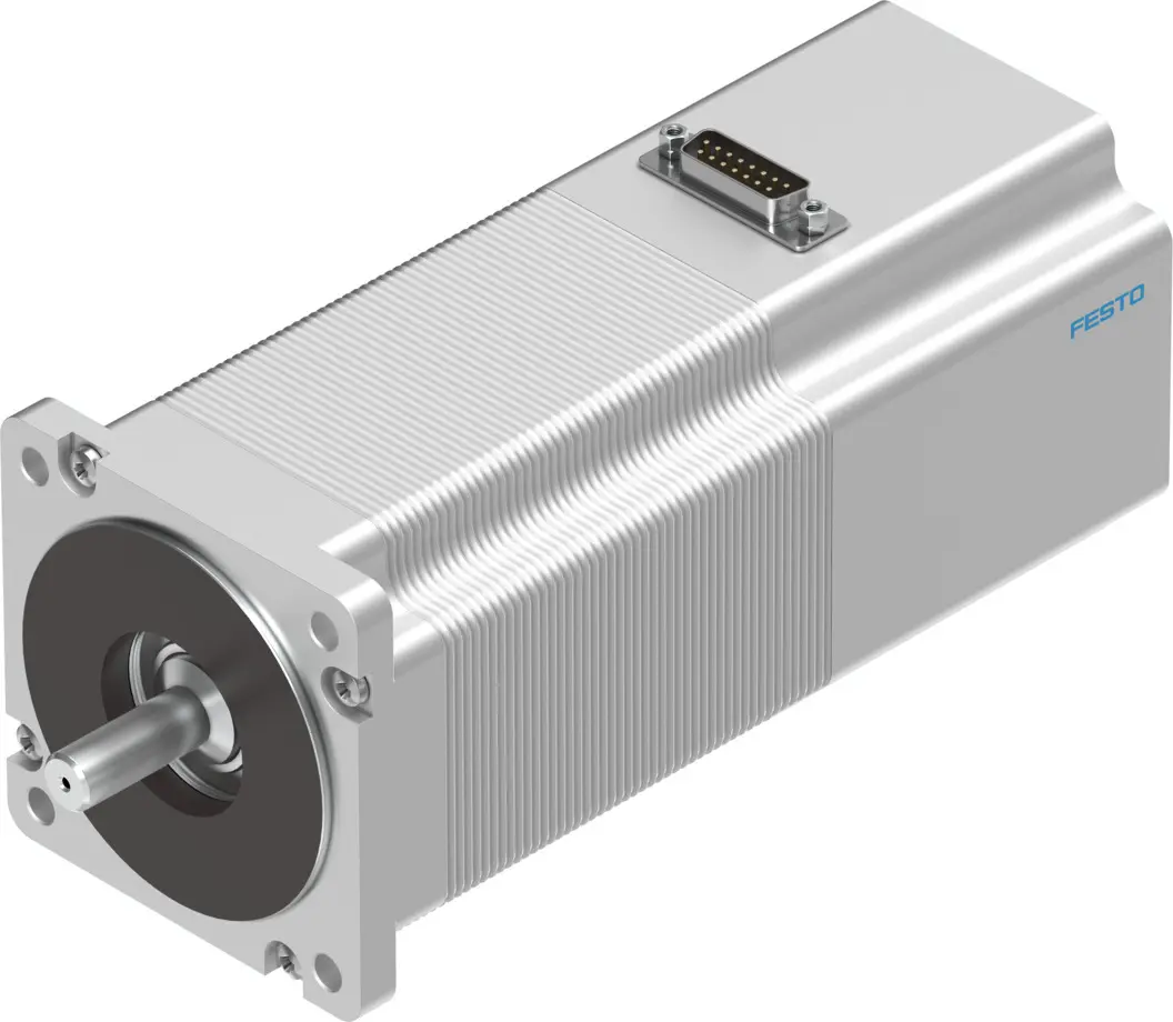 Produktfoto 1 von Festo EMMS Hybrid 1.8 ° Schrittmotor 48 V / 9.5 A 9.3 Nm Wellen-Ø 11 mm
