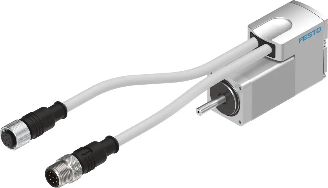 Produktfoto 1 von Festo EMMS Hybrid 1.8 ° Schrittmotor 48 V / 1.4 A 0.09 Nm Wellen-Ø 5 mm