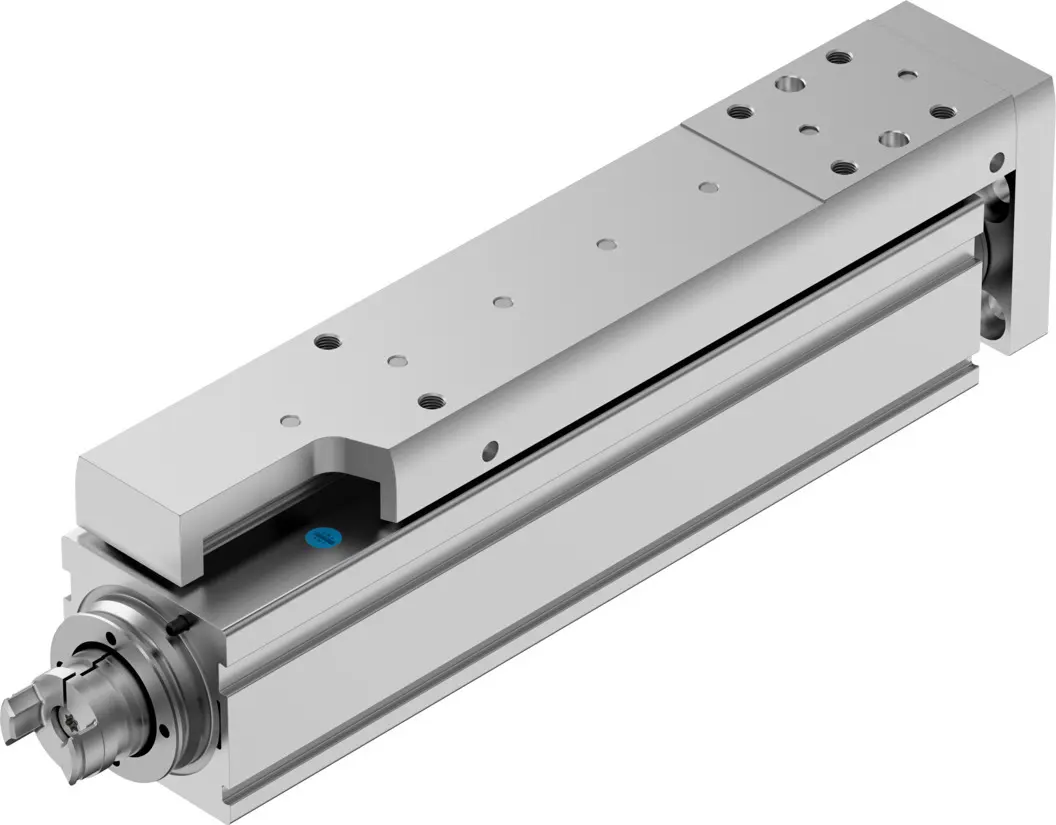 Produktfoto 1 von Festo EGSC-BS 4356032 Elektrischer Linearantrieb 100mm Hub, 500mm/s, 6kg Last. 991N max. Kraft, IP40