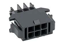 Produktfoto 1 von Molex Mini-Fit Buchse Steckverbindergehäuse 4.2 mm, 24-polig / 2-reihig Gerade, Kabel für Mini-Fit TPA2-Halterung