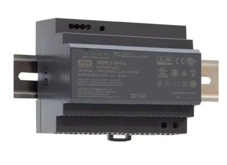 Produktfoto 1 von MEAN WELL HDR DIN-Schienen Netzteil Geschalteter Modus 370 V dc, 264V ac Wechselstrom/Gleichstrom / 9.5 μA 15V dc DC