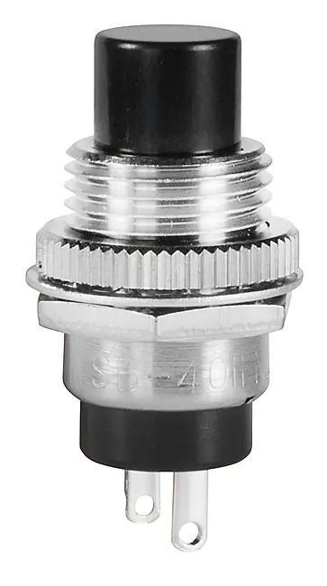 Produktfoto 1 von NKK SB Druckschalter Ein-Aus Ø 12.5 mm, 1 Öffner / 3 A 125 V ac