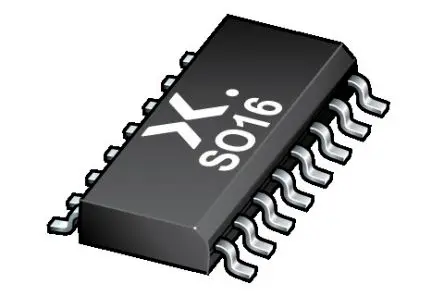 Produktfoto 1 von Nexperia Multiplexer, 16-Pin 1, SO-16, CMOS Multiplexer, 6V- bipolar, 2 V- bipolar, Nicht invertierend