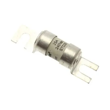 Produktfoto 1 von Eaton STD Sicherung mit Schraublaschen, 240V ac / 25A F CE, RoHS, IEC 60269, Lochabstand 35 mm