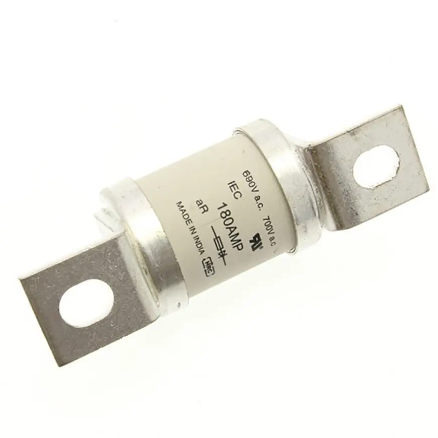 Produktfoto 1 von Eaton Bussmann Sicherung mit Schraublaschen, 690V ac / 180A, aR BS88, IEC 60269, Lochabstand 85mm