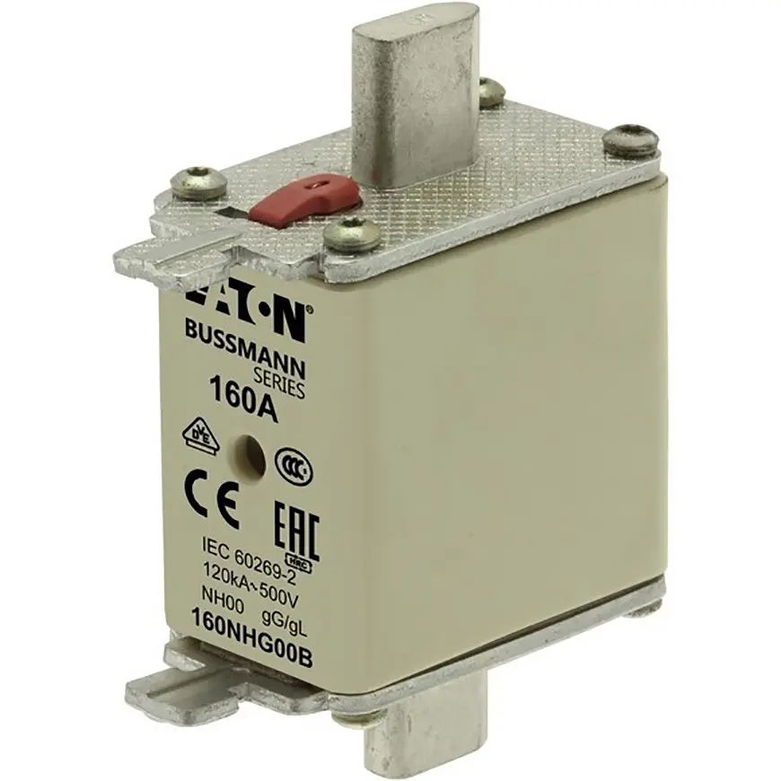 Produktfoto 1 von Eaton Bussmann NH-Sicherung NH00, 690V ac / 100A, gG DIN 43620, IEC 60269