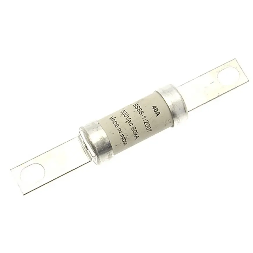 Produktfoto 1 von Eaton Bussmann Sicherung mit Schraublaschen, 250 V dc, 500V ac / 40A, gG BS88, IEC 60269, Lochabstand 111mm